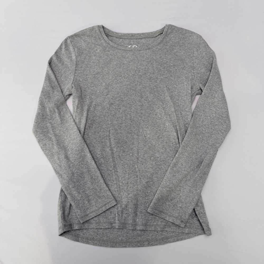 Girls‎ Gray Long Sleeve Shirt